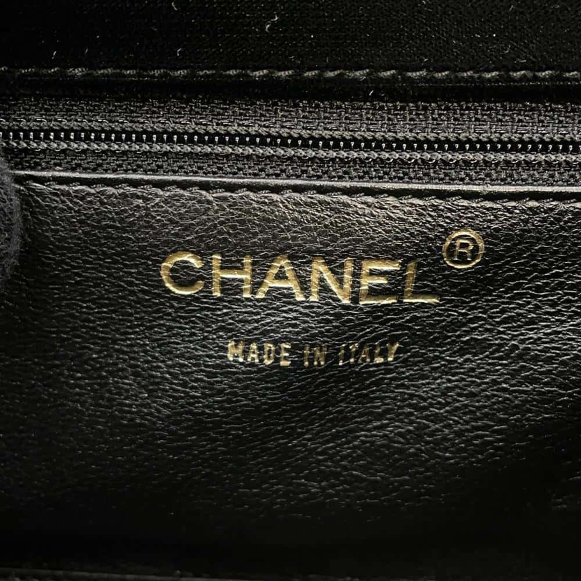 Chanel handbag, matelasse, coco mark, velour, CHANEL, black, chain, velvet