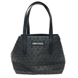 JIMMY CHOO Tote Bag SOFIA/S J000095749001 EMBOSSED STARS ON GRAINY LEATHER Stars Black Jimmy Choo Ladies