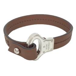 LOUIS VUITTON Louis Vuitton Leather Bracelet Archive M6360 Size 19 Brown x Men's