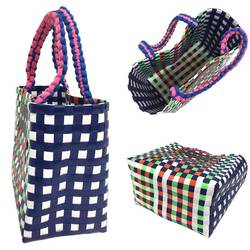 MARNI Jersey Handle Picnic Bag Basket Flower Cafe Multicolor Marni