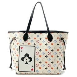 Louis Vuitton Tote Bag Monogram Game On Neverfull MM M57462 LOUIS VUITTON White