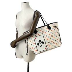 Louis Vuitton Tote Bag Monogram Game On Neverfull MM M57462 LOUIS VUITTON White