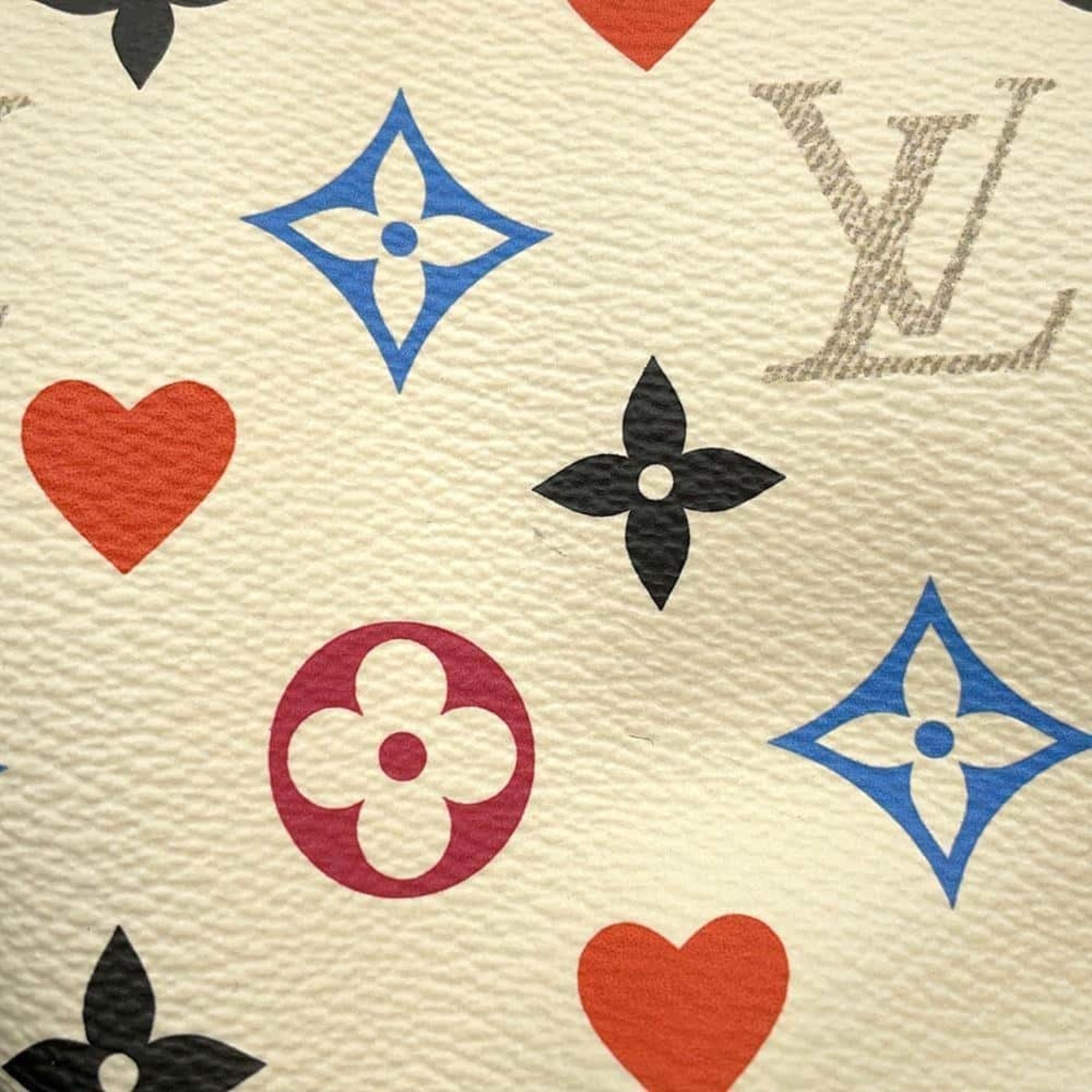 Louis Vuitton Tote Bag Monogram Game On Neverfull MM M57462 LOUIS VUITTON White