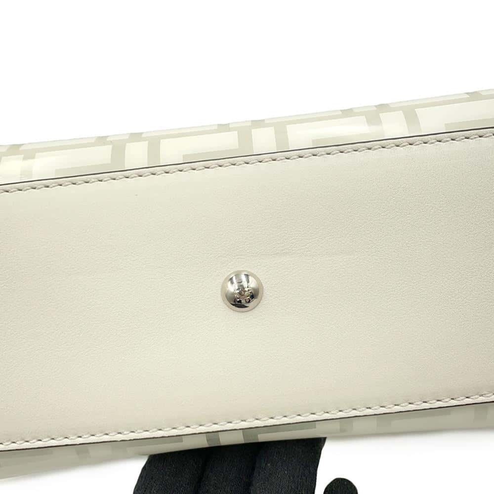 Fendi Handbag Peekaboo Regular Medium 8BN290 FENDI 2way Shoulder Bag White