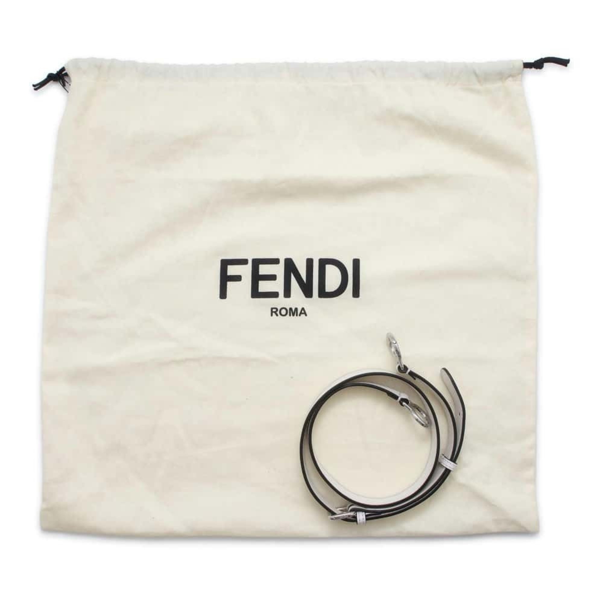 Fendi Handbag Peekaboo Regular Medium 8BN290 FENDI 2way Shoulder Bag White