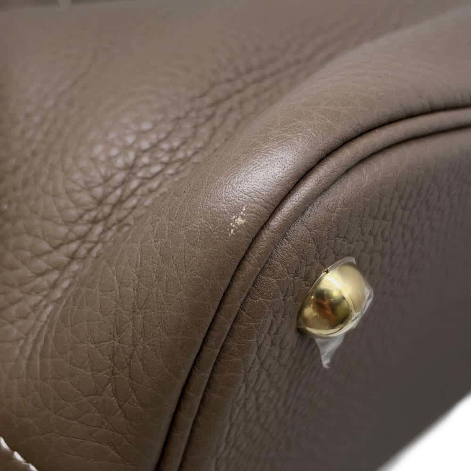 Hermes handbag Bolide 31 Etoupe Taurillon Clemence Y stamp 2way shoulder