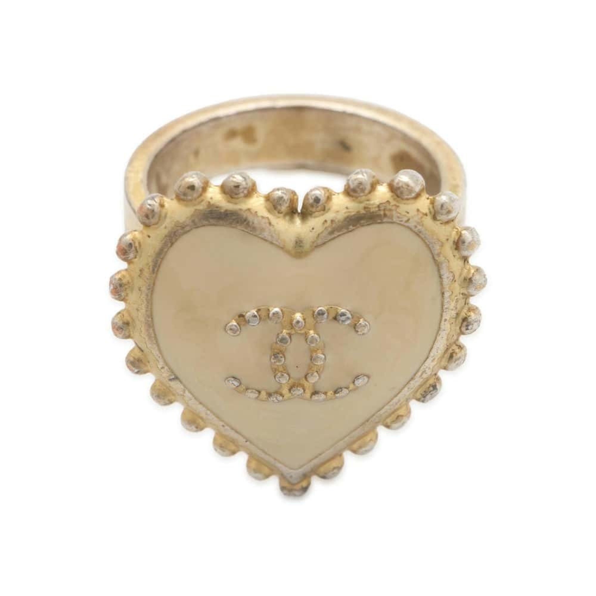 Chanel Ring Coco Mark Heart 07P CHANEL