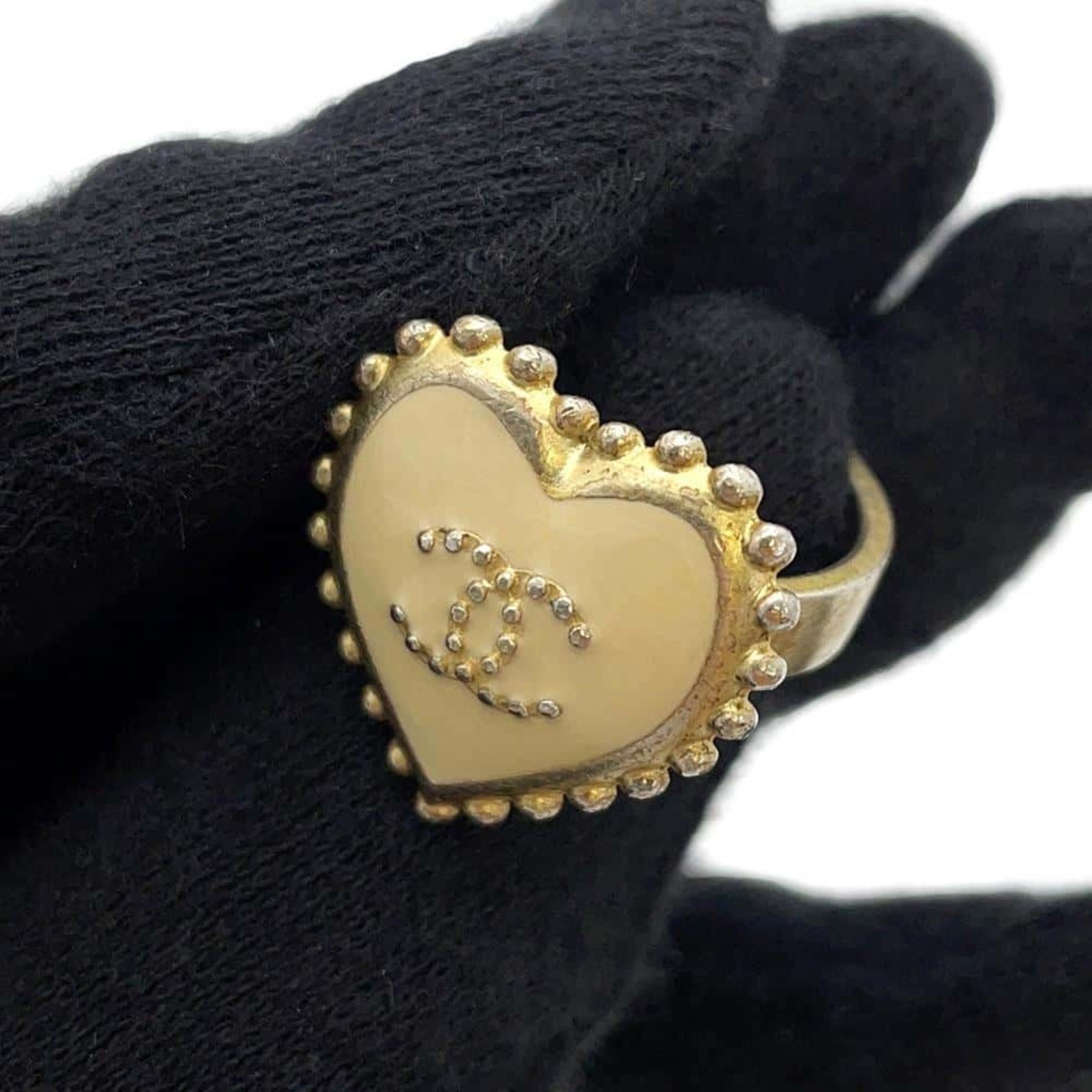 Chanel Ring Coco Mark Heart 07P CHANEL