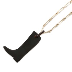 Hermes Necklace Amulet Cavalier GM Large Buffalo Horn HERMES