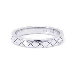 Chanel Ring Coco Crush Collection Model K18WG White Gold Size 51 J11793 CHANEL