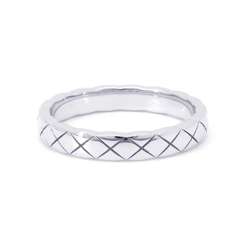 Chanel Ring Coco Crush Collection Model K18WG White Gold Size 51 J11793 CHANEL