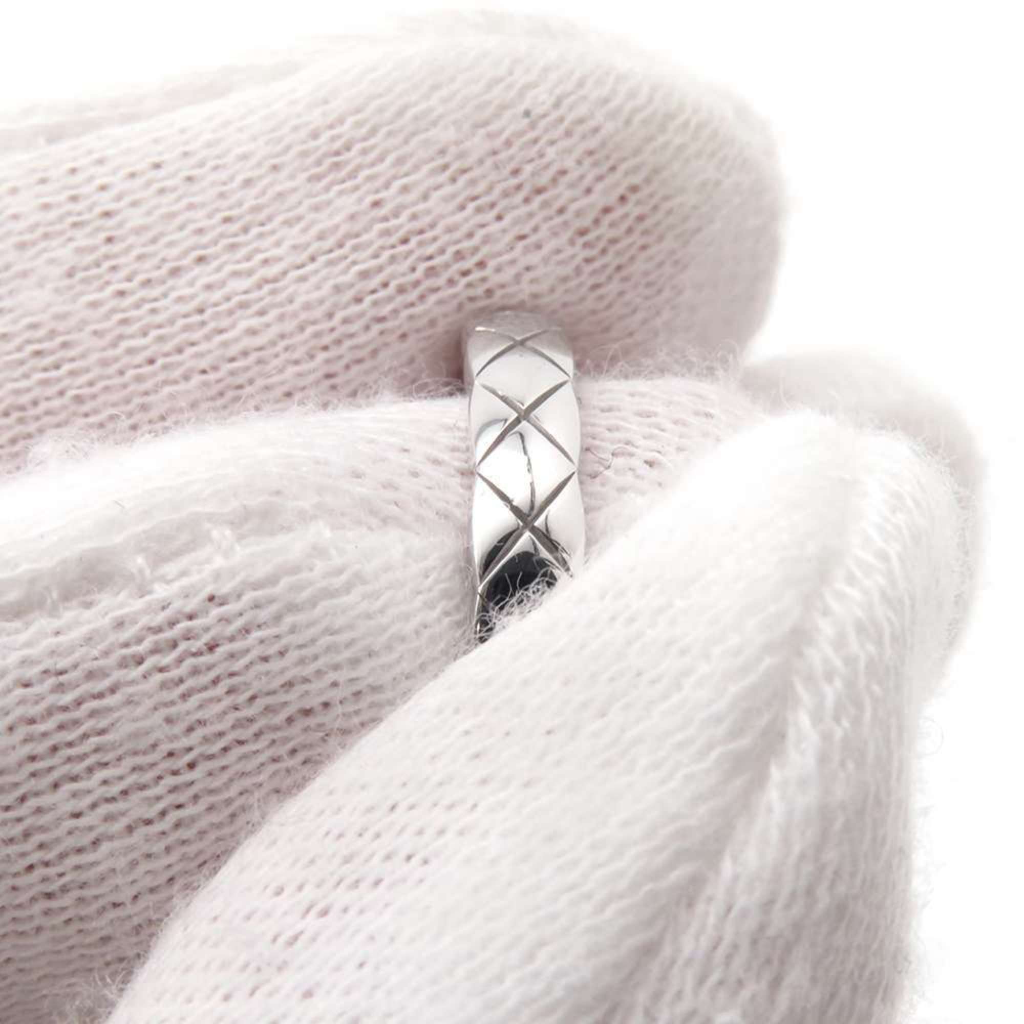 Chanel Ring Coco Crush Collection Model K18WG White Gold Size 51 J11793 CHANEL