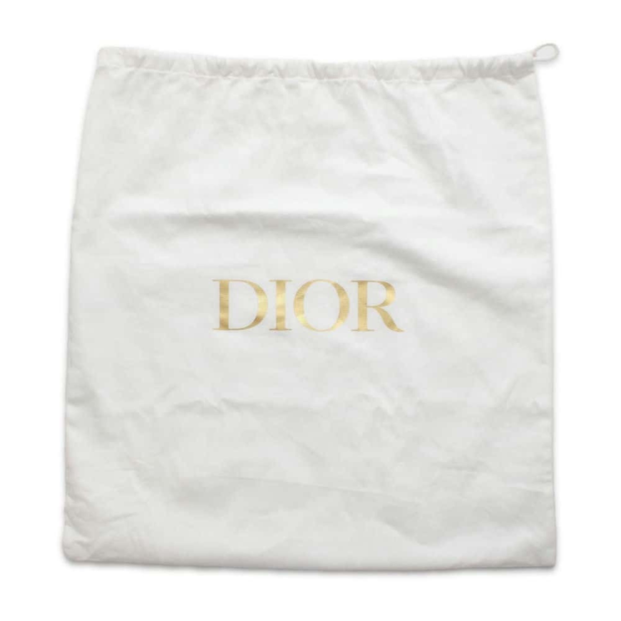 Christian Dior Dior Handbag Cannage Embroidered Vanity Bag S5480VREY