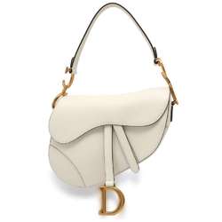 Christian Dior Shoulder Bag Saddle M0446CWVG White