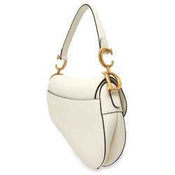 Christian Dior Shoulder Bag Saddle M0446CWVG White