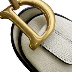 Christian Dior Shoulder Bag Saddle M0446CWVG White