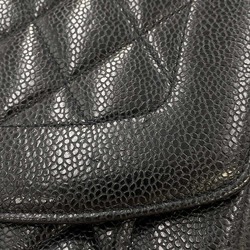 Chanel Chain Shoulder Bag Matelasse 25 Coco Mark Diana Caviar Skin A01165 CHANEL Black