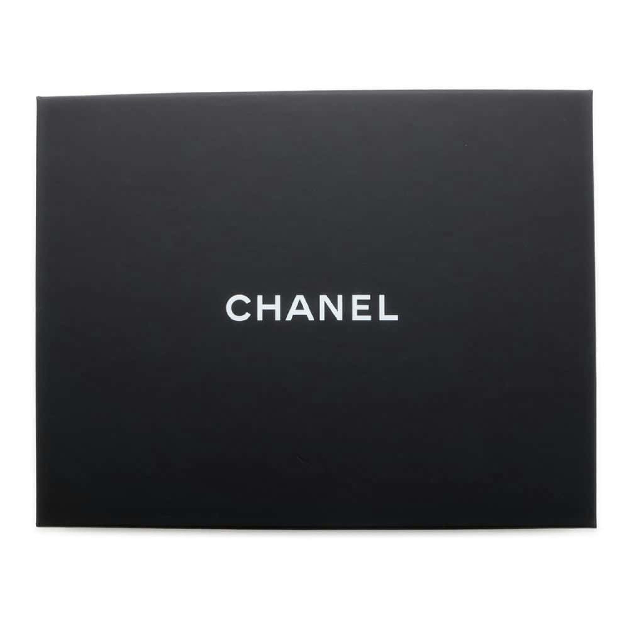 Chanel headband Coco mark silk CHANEL hair black white