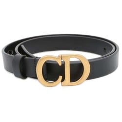 Christian Dior Belt Saddle Calf Leather Size 70 B0042CWGH_M900 Black