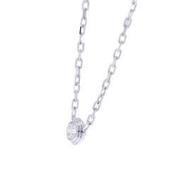 Cartier Necklace Amour SM Diamond 1P Total 0.09ct K18WG White Gold B7215900 Pendant