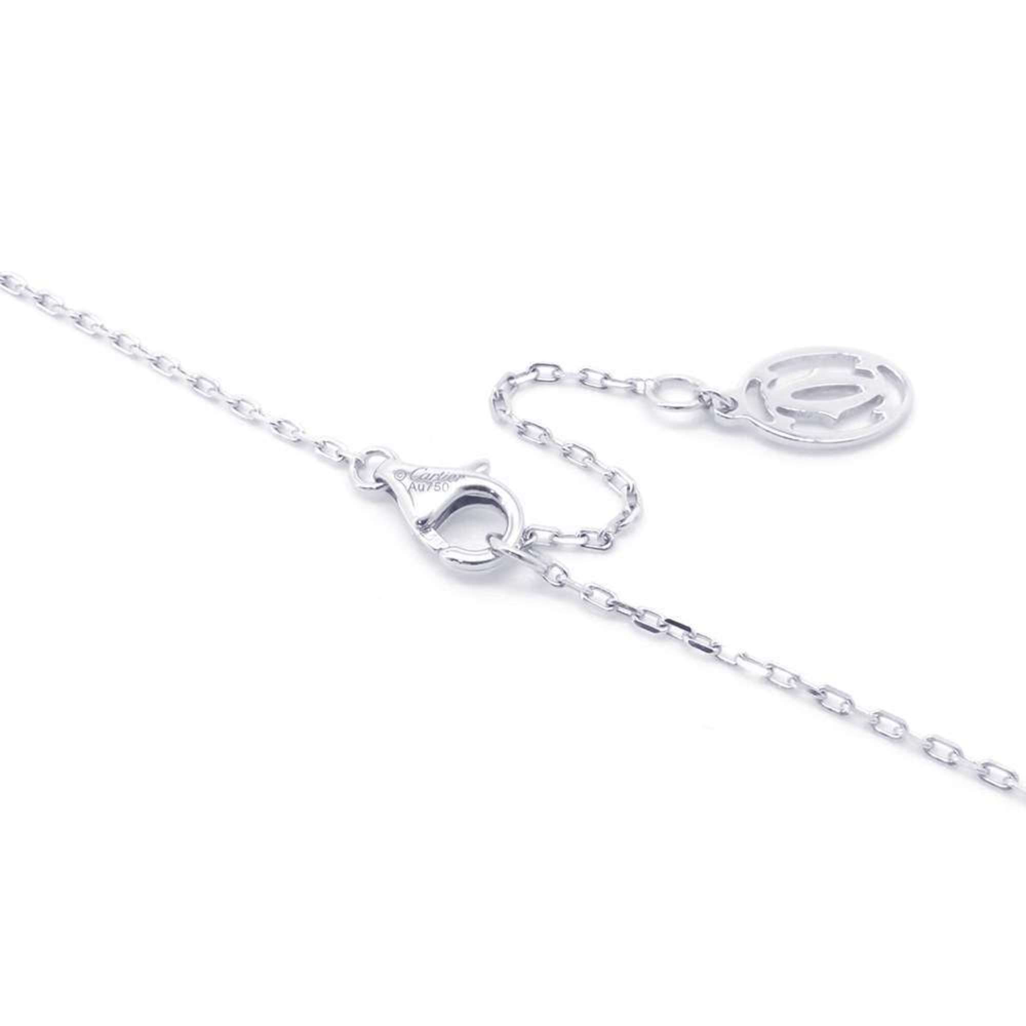 Cartier Necklace Amour SM Diamond 1P Total 0.09ct K18WG White Gold B7215900 Pendant