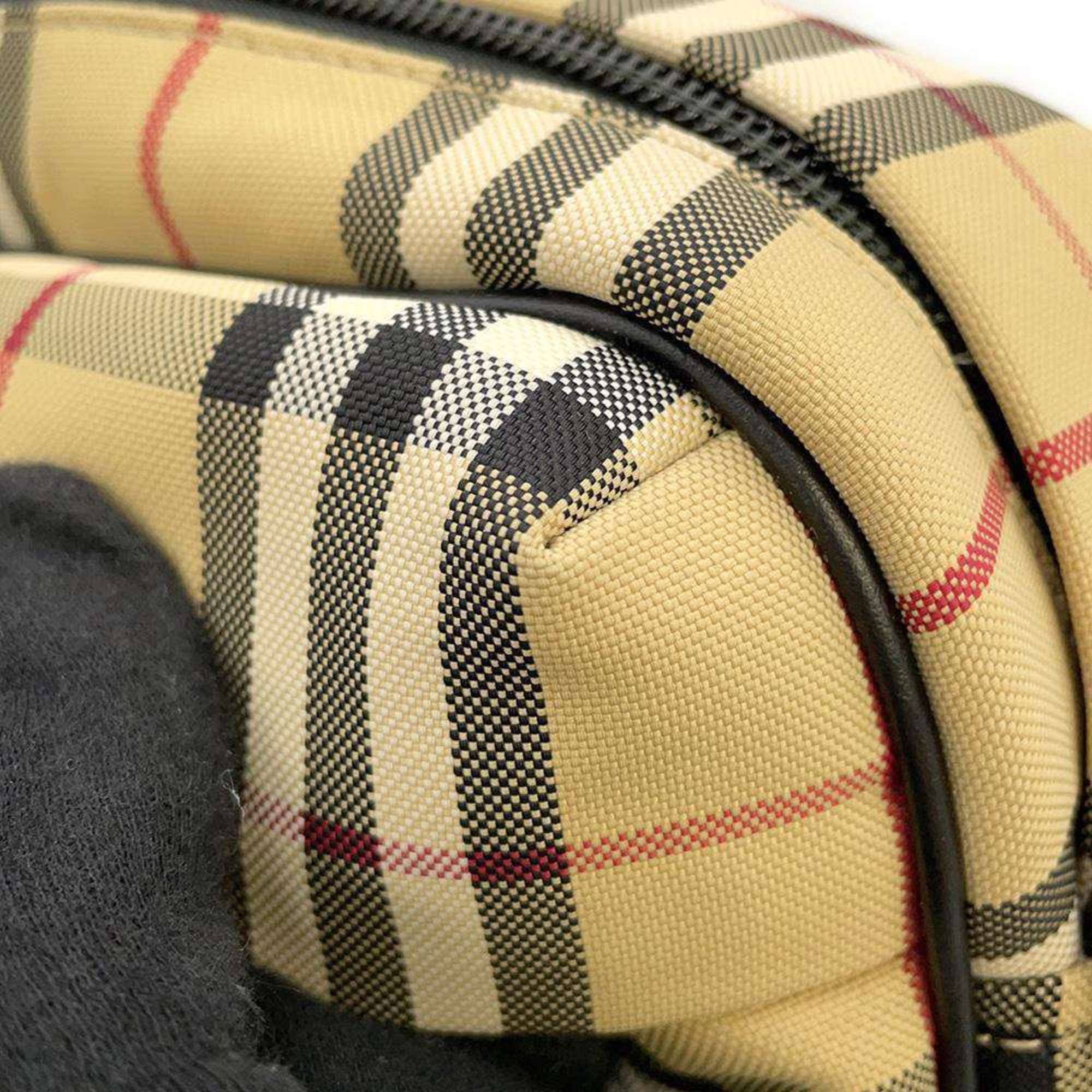 Burberry Shoulder Bag Nova Check Paddy Canvas Leather 8069760 BURBERRY