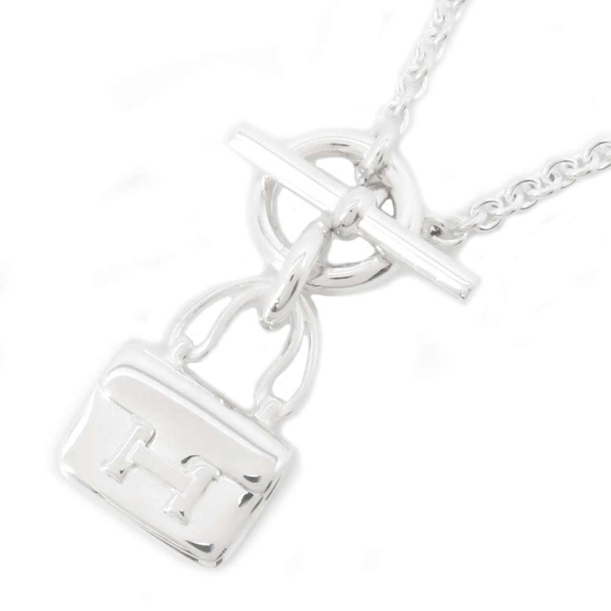 Hermes Necklace Amulet Constance SV925 Silver HERMES Pendant