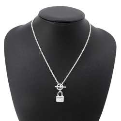 Hermes Necklace Amulet Constance SV925 Silver HERMES Pendant