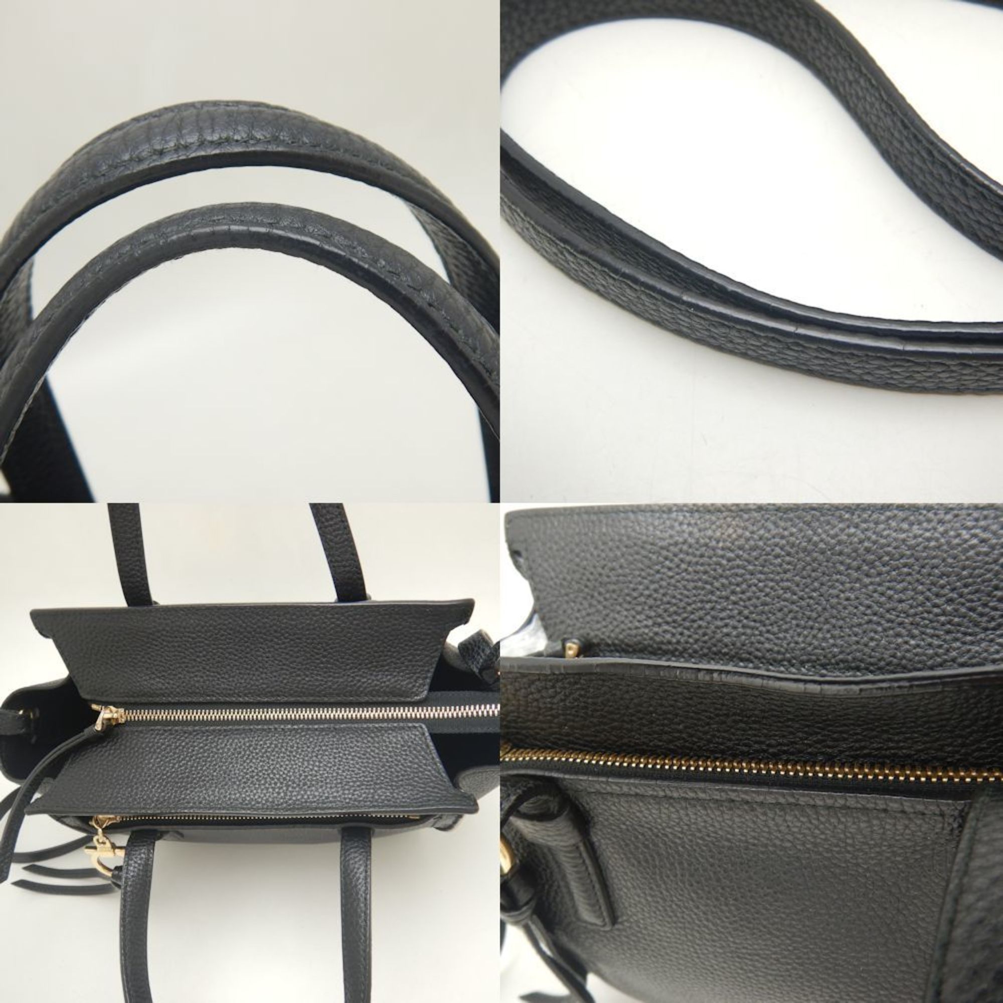 Salvatore Ferragamo Amy EE21F478 Handbag Leather Black 252170