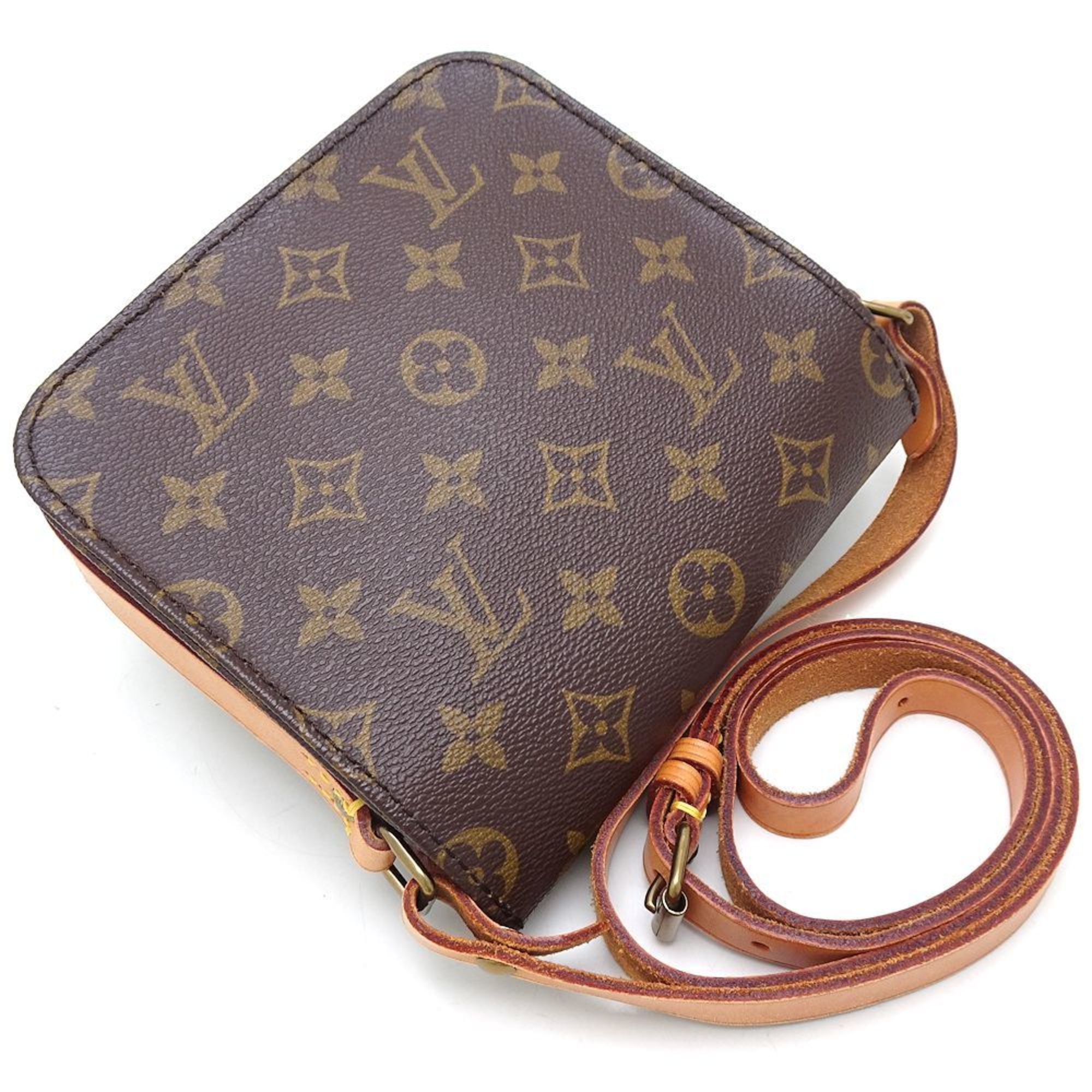 LOUIS VUITTON Louis Vuitton Monogram Cartesier PM M51254 Shoulder Bag Brown 351677