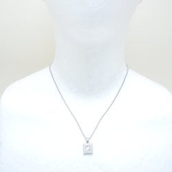 Chopard Happy Diamond Square Necklace 79 2896 K18WG White Gold 292488