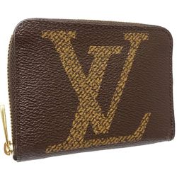 LOUIS VUITTON Louis Vuitton Wallet/Coin Case M69354 Zipper Coin Purse Monogram Giant Reverse Brown 180741