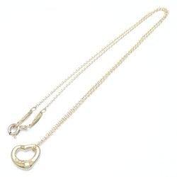 TIFFANY&Co. Tiffany Heart Necklace 3P Diamond 11mm Elsa Peretti K18YG Yellow Gold 292486