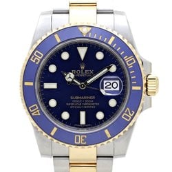 ROLEX Rolex Submariner Date 116613LB Blue Random Number K18YG Yellow Gold x Stainless Steel Men's 39612 Watch