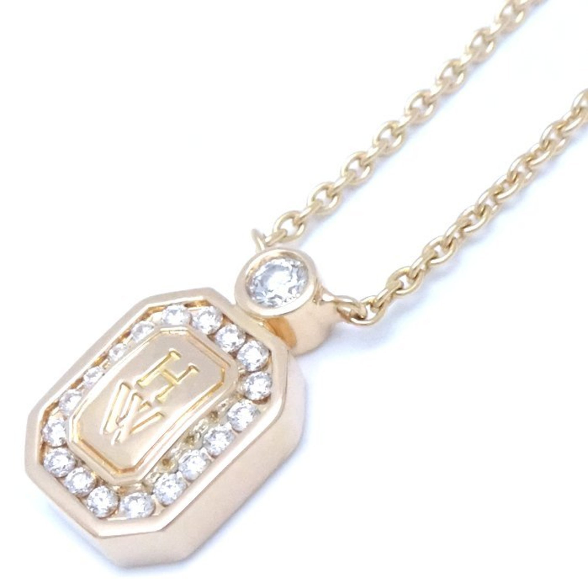 HARRY WINSTON Harry Winston HW Necklace Diamond PEDRRD16HWL K18PG Pink Gold 292576