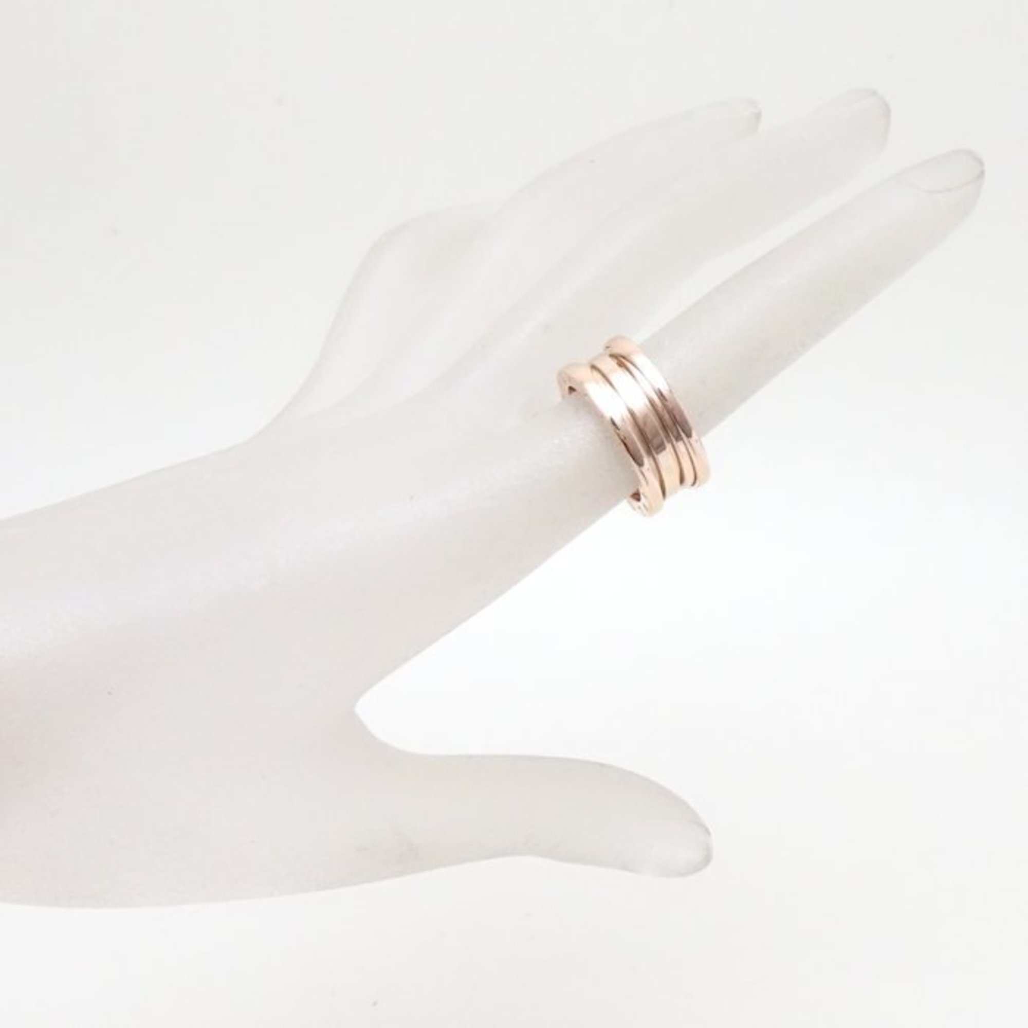 BVLGARI B.zero1 Ring 3 Bands S #52 K18PG Pink Gold 292570