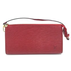 LOUIS VUITTON M52947 Epi Pochette Accessory Handbag Pouch Leather Women's Castilian Red