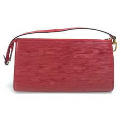 LOUIS VUITTON M52947 Epi Pochette Accessory Handbag Pouch Leather Women's Castilian Red