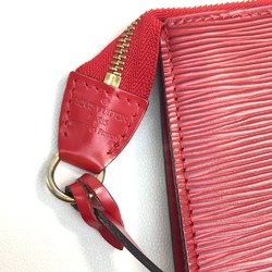 LOUIS VUITTON M52947 Epi Pochette Accessory Handbag Pouch Leather Women's Castilian Red