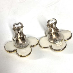 LOUIS VUITTON Louis Vuitton Flower Earrings Ceramic Women's White