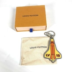 LOUIS VUITTON MP2215 Monogram Titanium Porto Cle Mascot Rocket Bag Charm Keychain Rubber Men's Yellow