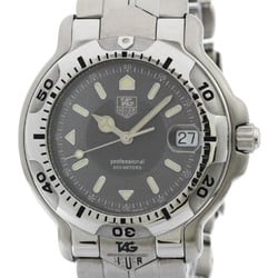 Polished TAG HEUER 6000 Professional 200M Quartz Mens Watch WH1112 BF570026