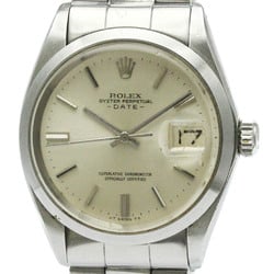 Vintage ROLEX Oyster Perpetual Date 1500 Steel Automatic Mens Watch BF575174