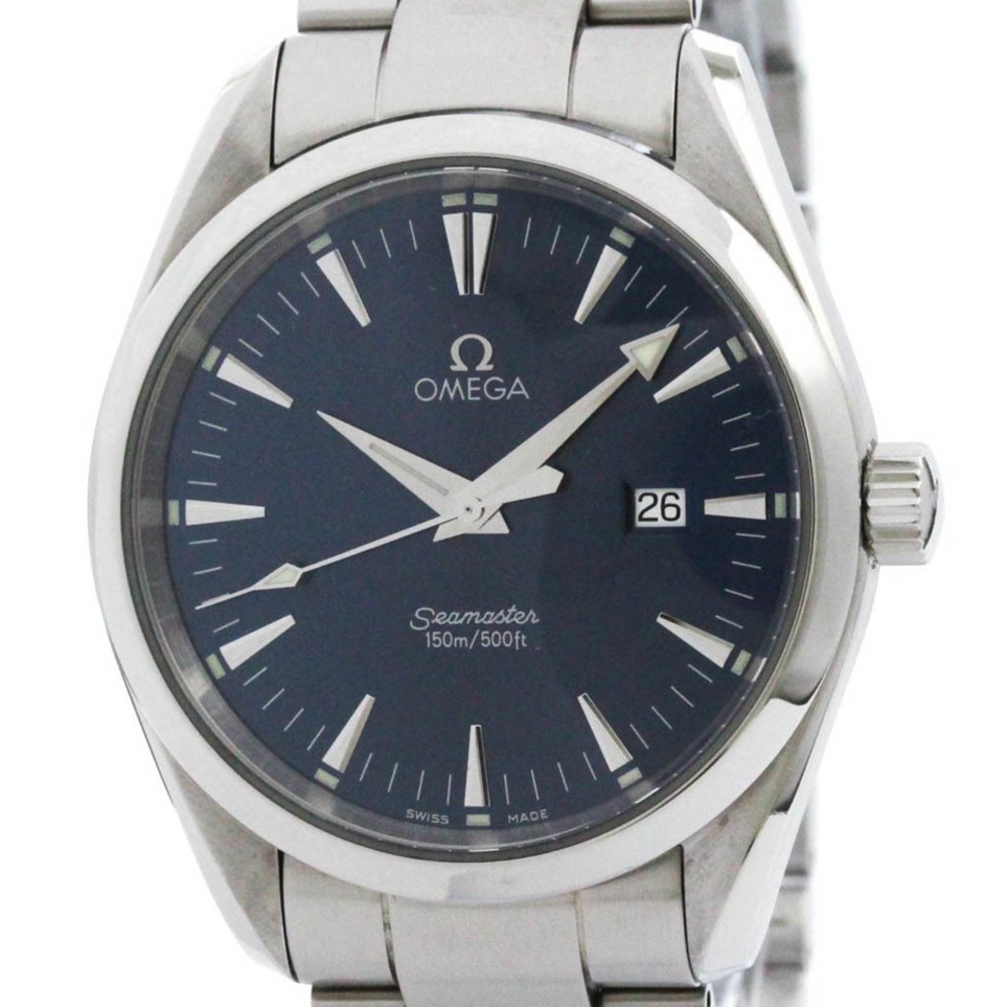 Polished OMEGA Seamaster Aqua Terra Steel Quartz Mens Watch 2517.80 BF576508