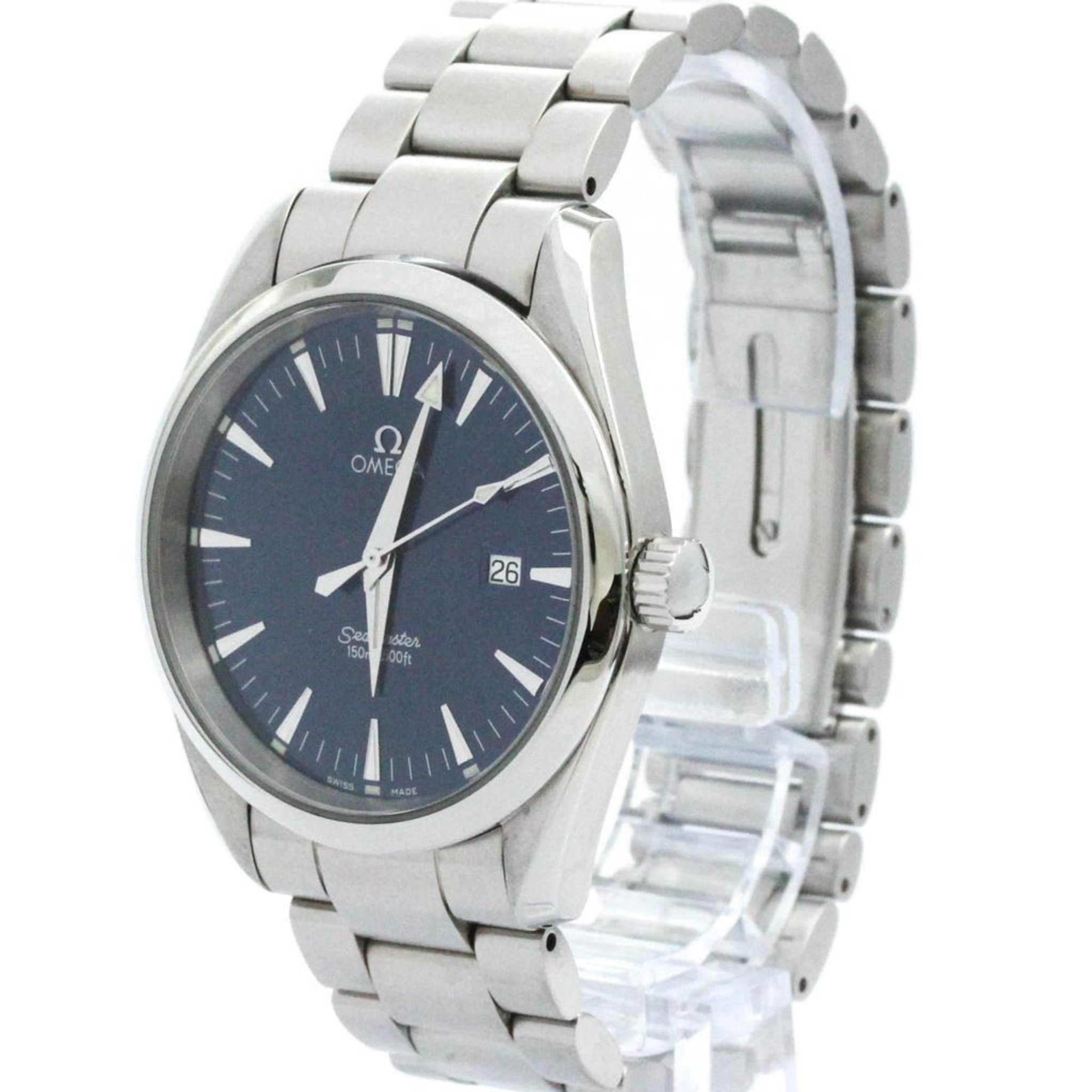 Polished OMEGA Seamaster Aqua Terra Steel Quartz Mens Watch 2517.80 BF576508