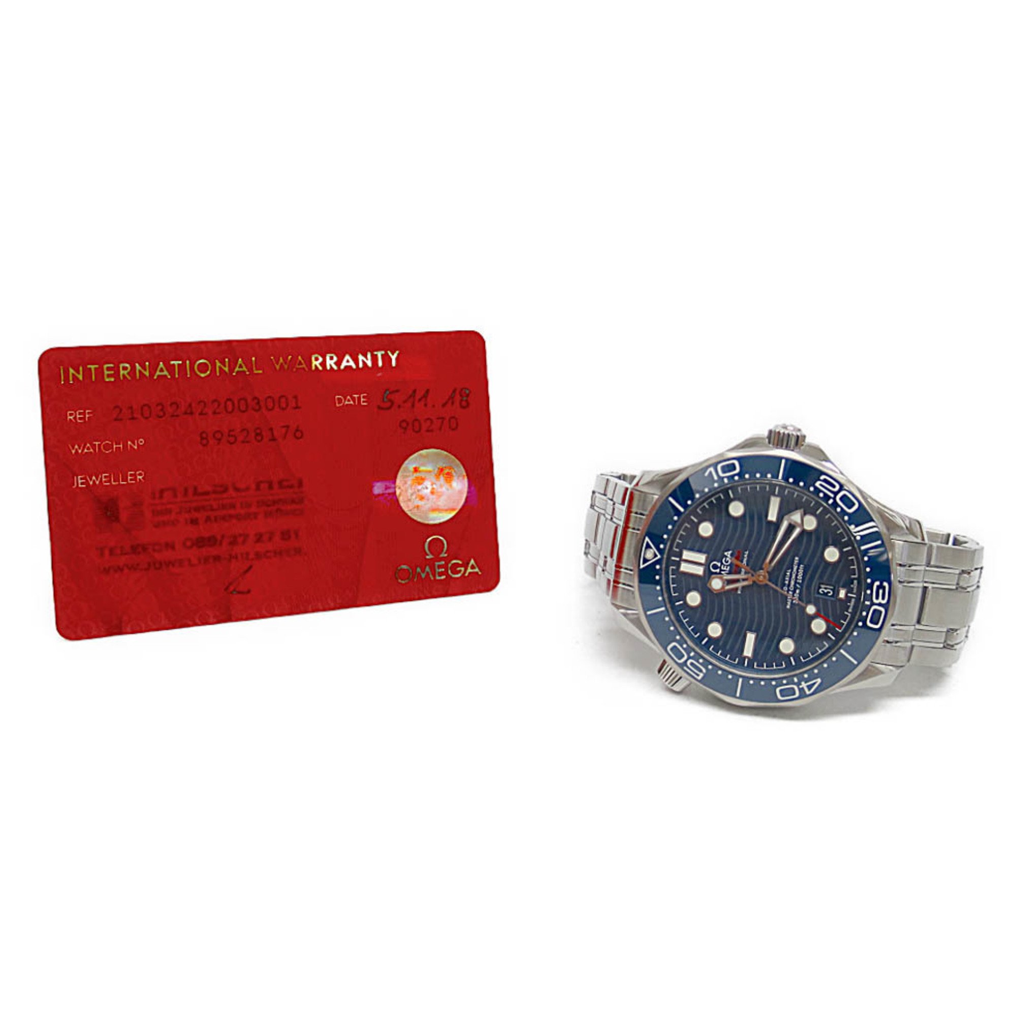 OMEGA Seamaster Diver 300M Co-Axial Automatic Watch 210.30.42.20.03.001