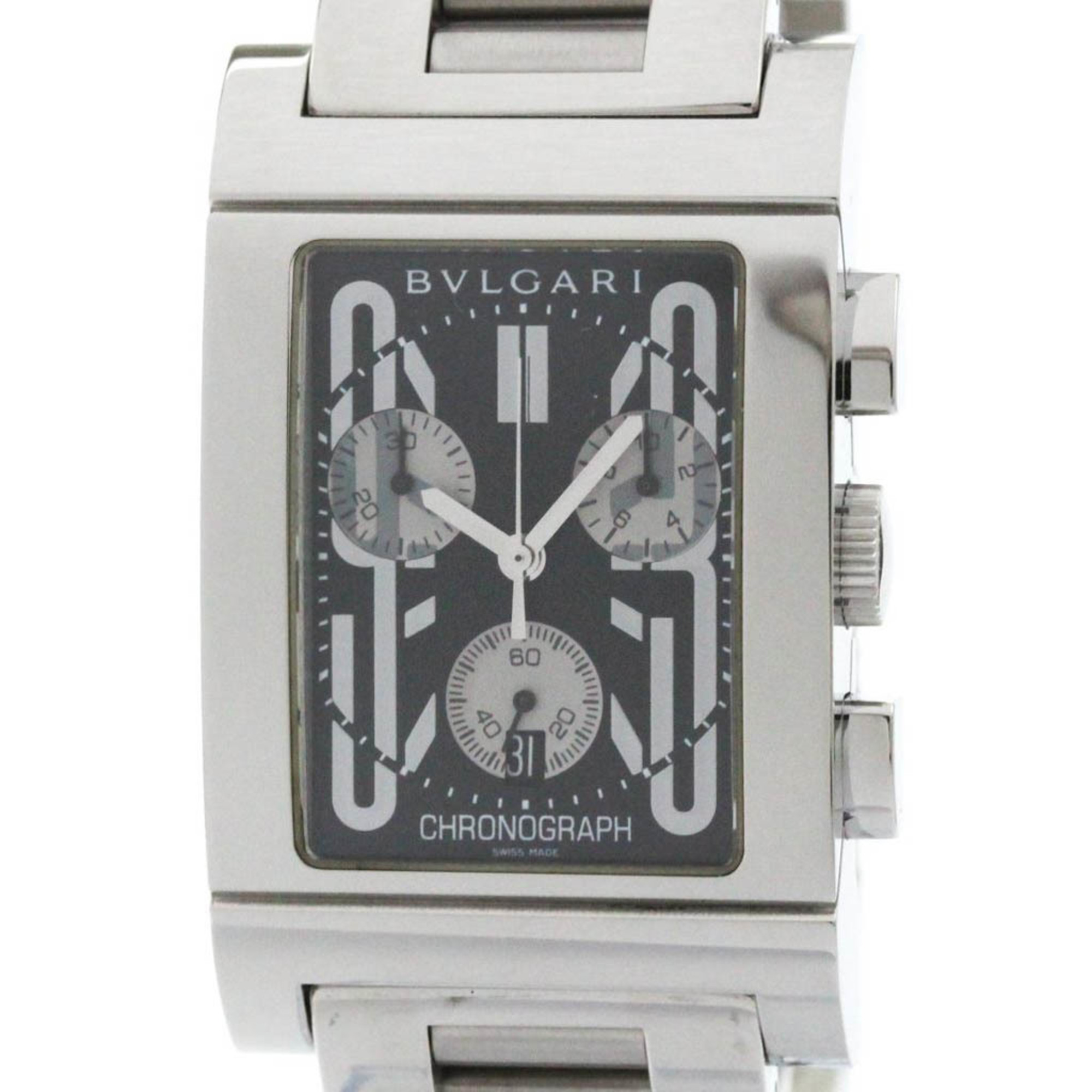 Bvlgari Rettangolo Quartz Stainless Steel Men's Sport RTC49S