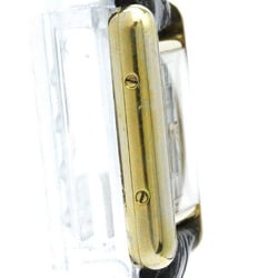 CARTIER Must Tank Vermeil Gold Plated Quartz Ladies Watch 5057001 BF562518