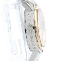 Polished HERMES Clipper Pink Gold Plated Steel Ladies Watch CP1.221 BF576524