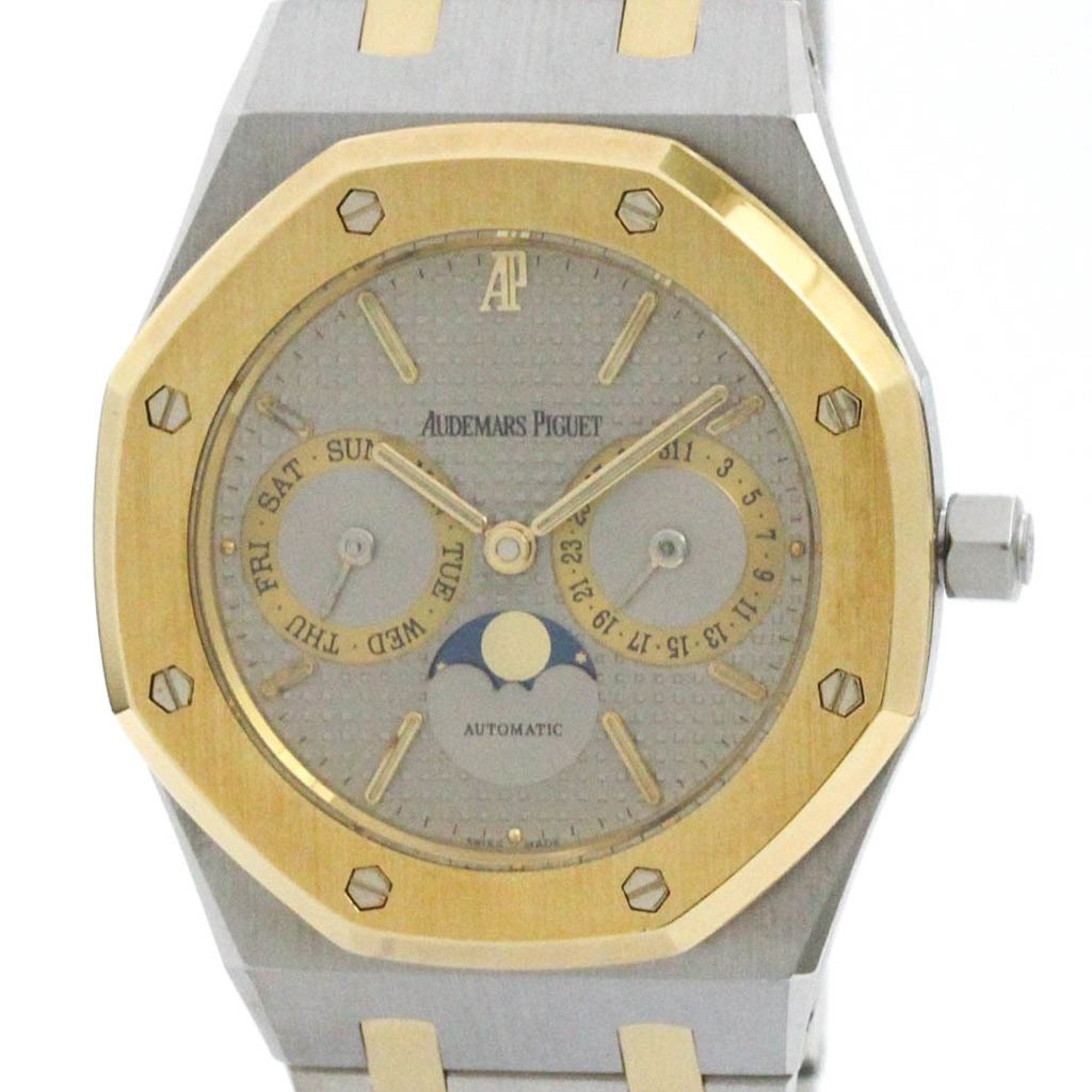 AUDEMARS PIGUET Royal Oak Day Date Moon Phase Automatic Watch 25594SA BF574219